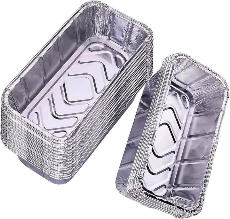 DONSIQIZZ 30-Pack Grease Tray Liner Drip Pan Liners for Members Mark 5-Burner Outdoor Flat Top Gas Griddle l Replacement Members Mark 5 Burner Griddle Aluminum Foil Grease Pan Disposable - Image 1